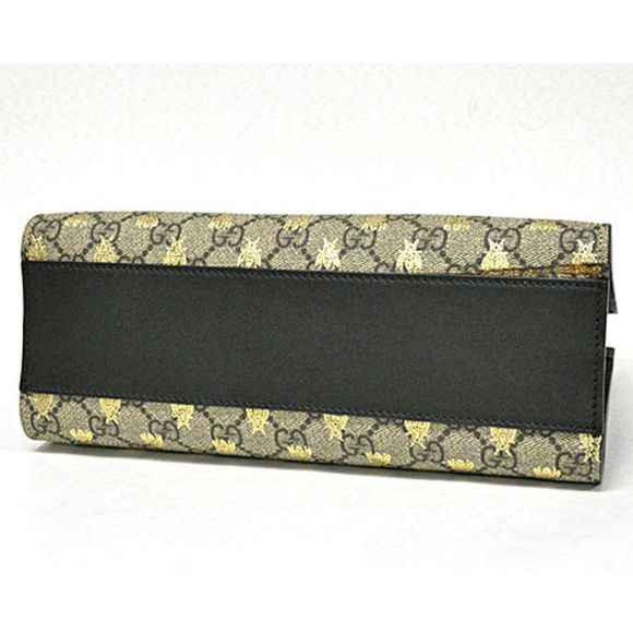 Gucci Padlock GG Small Leather Chain Shoulder Bag Bee Beige Black - Picture 5 of 8